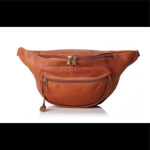 Real Leather David King & Co Leather Waist Pack